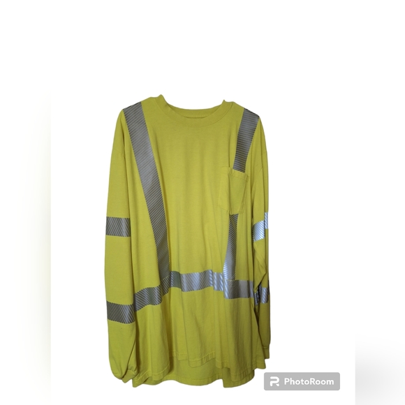 Dri Fire Hi Vis Long Sleeve Shirt - Picture 3 of 4